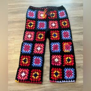Handmade Granny Square pants Big and Tall XXL